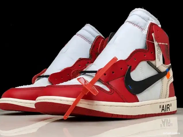 Ten Retro Chicago Jordan AA3834-101 Air The 1 Off-White 0629